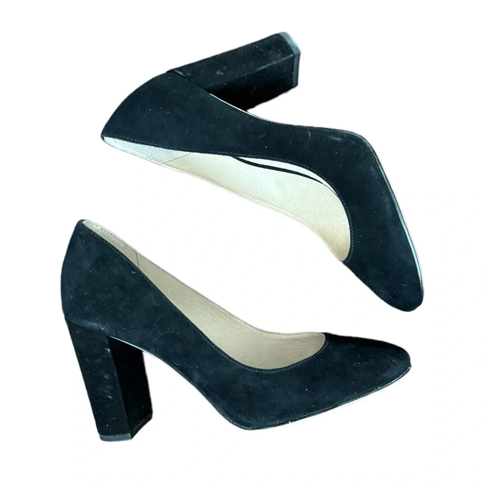 Louise Et Cie Suede Round Toe Pumps Size 6 - Picture 1 of 9